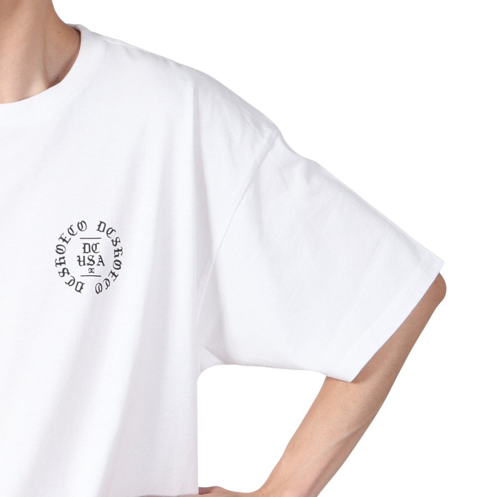 ディーシーシューズ（DC SHOES）（メンズ）半袖Tシャツ メンズ 23 CIRCLE OLDENGLISH 23SUDST232058YWHT