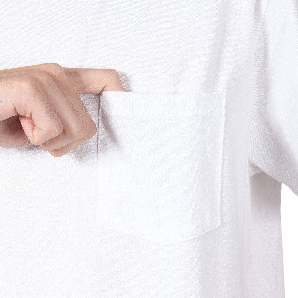 ボルコム（Volcom）（メンズ）半袖Tシャツ メンズ SOLID POCKET 23SP AF032200 WHT