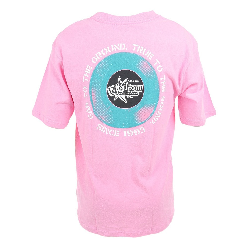 ボルコム（Volcom）（メンズ）半袖Tシャツ メンズ ENTERTAINMENT LONG PLAYING 23SP AF212301 REEF PINK