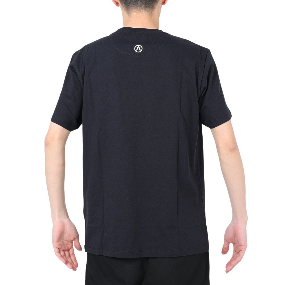 エアボーン（ARBN）（メンズ）半袖Tシャツ メンズ コットン 01 AB2023SSM-APP001BLK