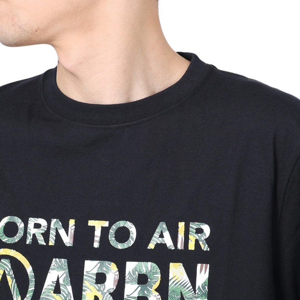 エアボーン（ARBN）（メンズ）半袖Tシャツ メンズ コットン 01 AB2023SSM-APP001BLK