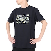 (メンズ)半袖Tシャツ メンズ コットン 01 AB2023SSM-APP001BLK