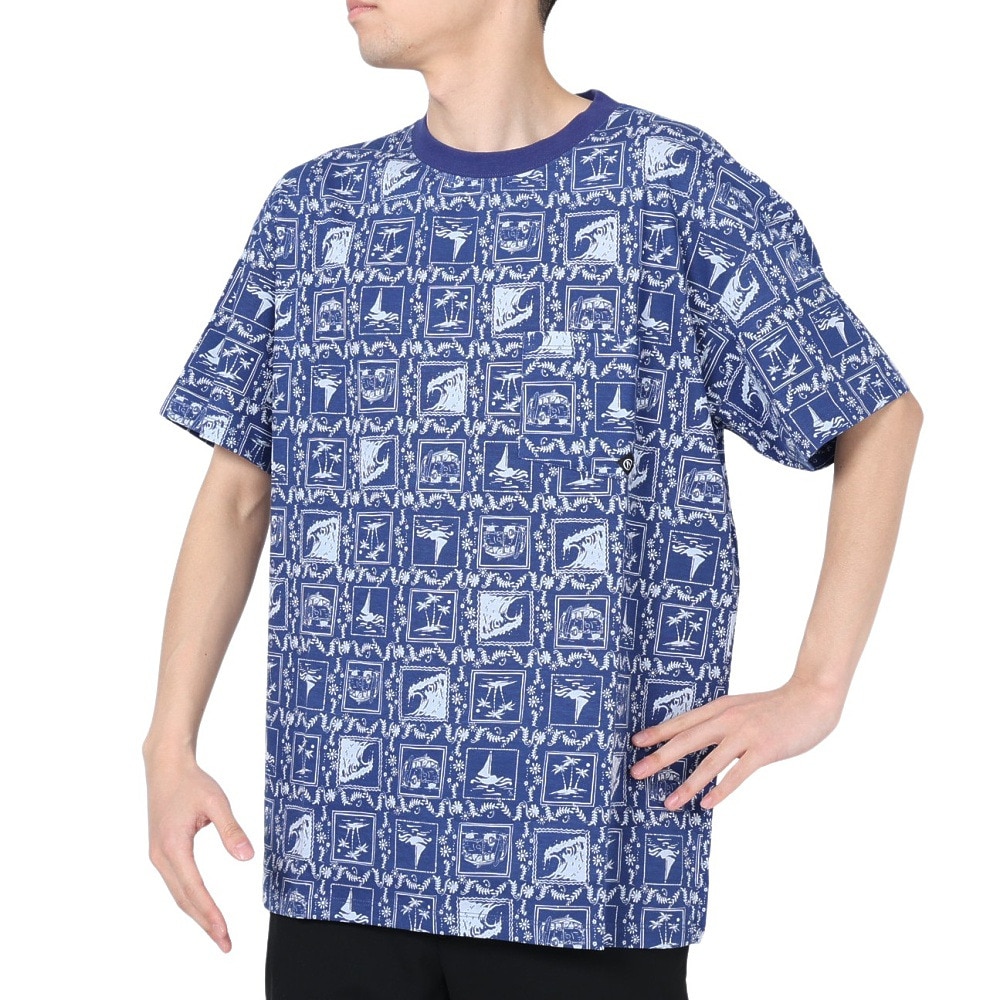 エアボーン（ARBN）（メンズ）半袖Tシャツ メンズ AB2023SSM-APP002I.BLU