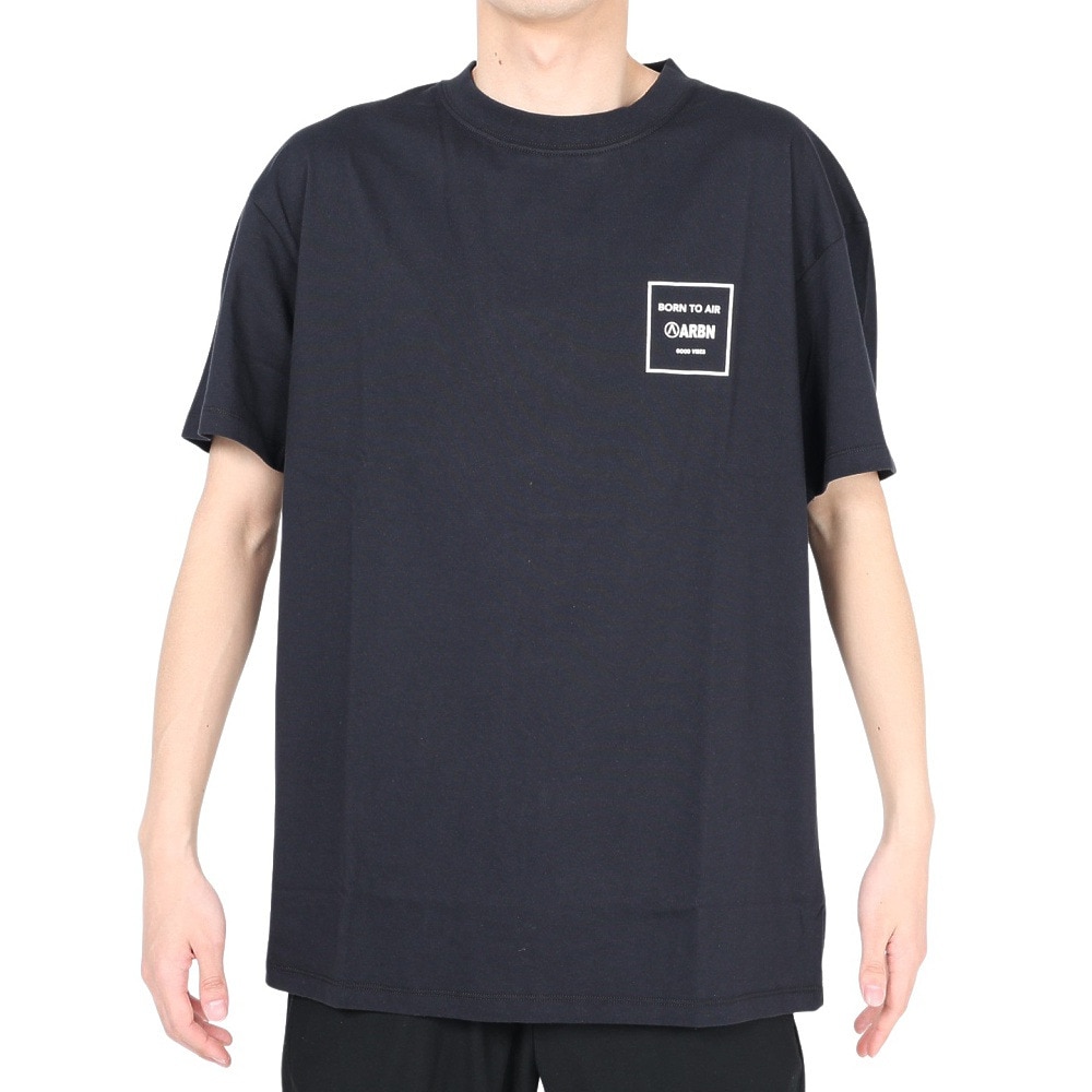 エアボーン（ARBN）（メンズ）半袖Tシャツ メンズ コットン 03 AB2023SSM-APP003BLK