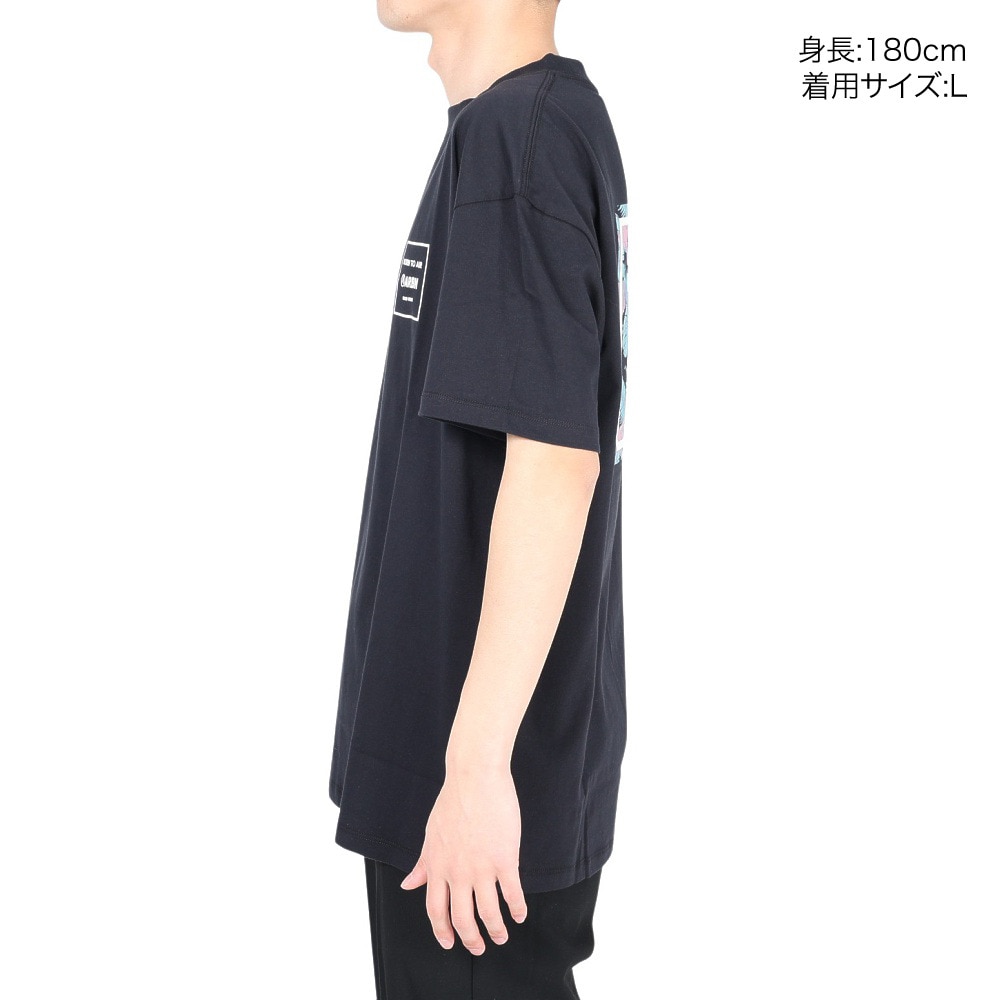 エアボーン（ARBN）（メンズ）半袖Tシャツ メンズ コットン 03 AB2023SSM-APP003BLK