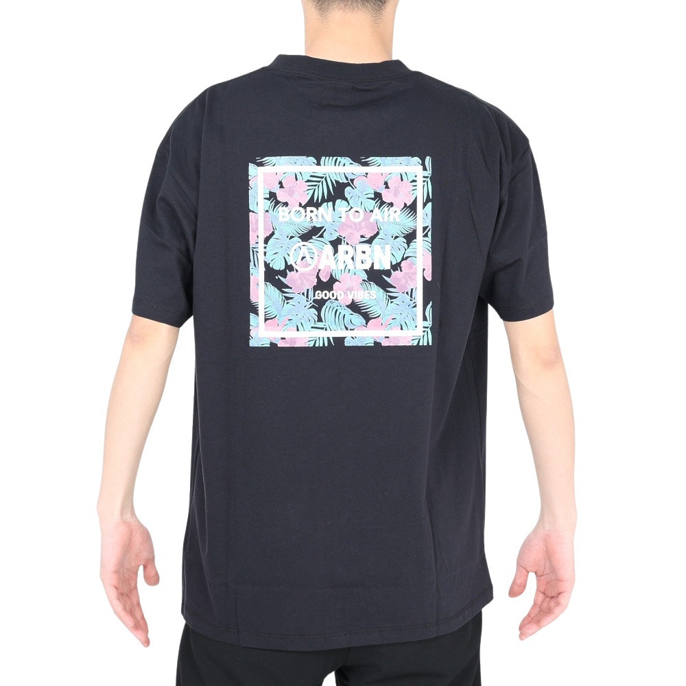 エアボーン（ARBN）（メンズ）半袖Tシャツ メンズ コットン 03 AB2023SSM-APP003BLK
