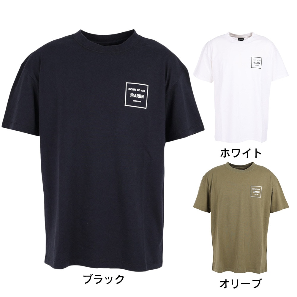 エアボーン（ARBN）（メンズ）半袖Tシャツ メンズ コットン 03 AB2023SSM-APP003BLK