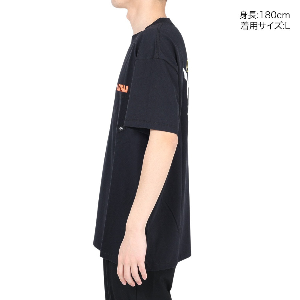 エアボーン（ARBN）（メンズ）半袖Tシャツ メンズ コットン 05 AB2023SSM-APP005BLK