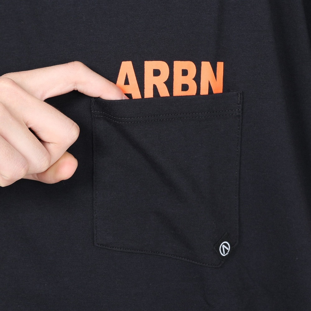 エアボーン（ARBN）（メンズ）半袖Tシャツ メンズ コットン 05 AB2023SSM-APP005BLK