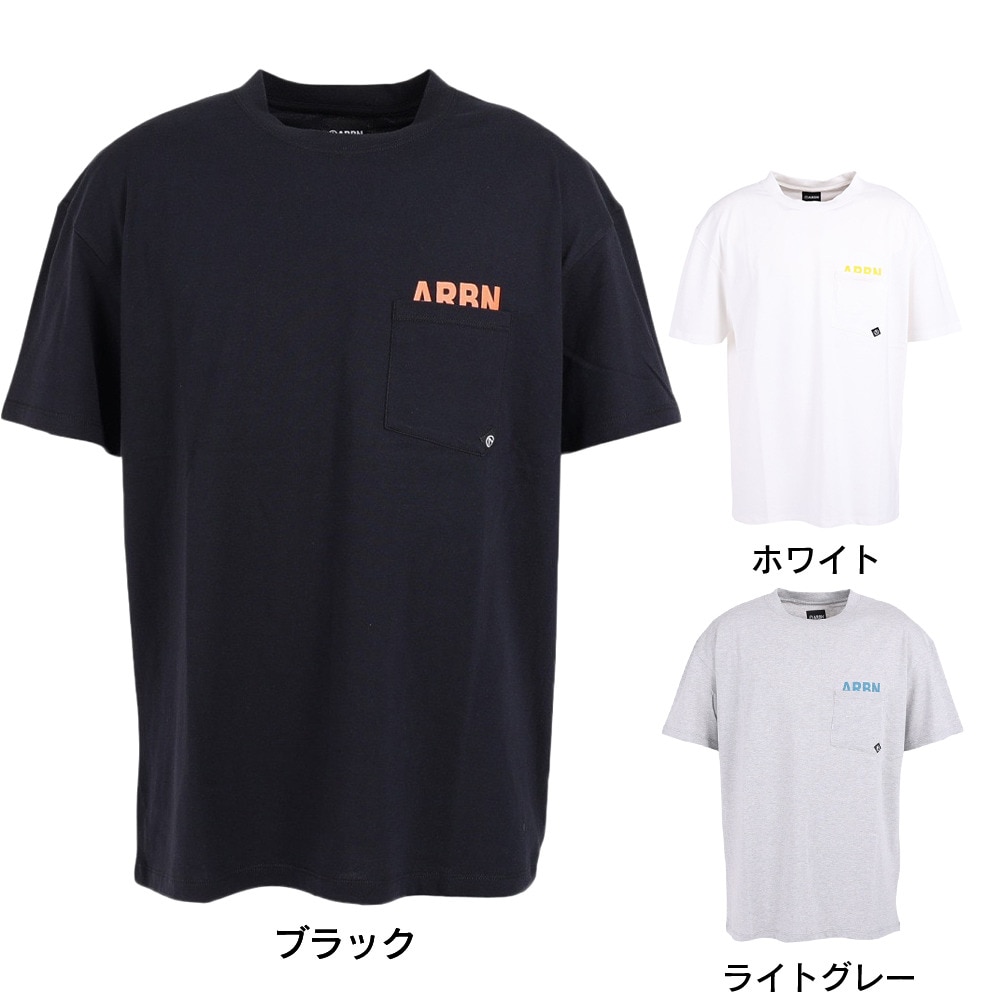エアボーン（ARBN）（メンズ）半袖Tシャツ メンズ コットン 05 AB2023SSM-APP005BLK