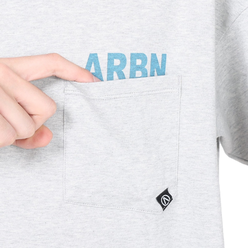 エアボーン（ARBN）（メンズ）半袖Tシャツ メンズ コットン 05 AB2023SSM-APP005L.GRY