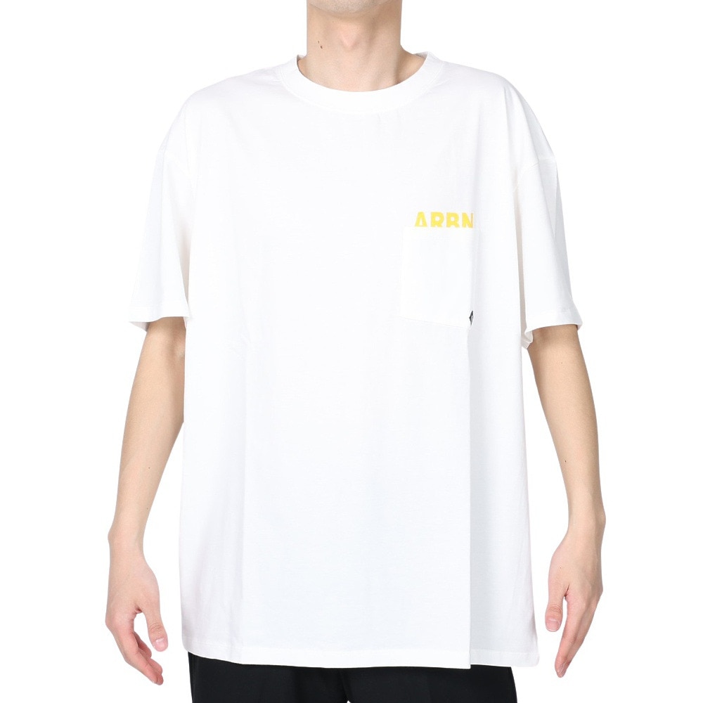 エアボーン（ARBN）（メンズ）半袖Tシャツ メンズ コットン 05 AB2023SSM-APP005WHT