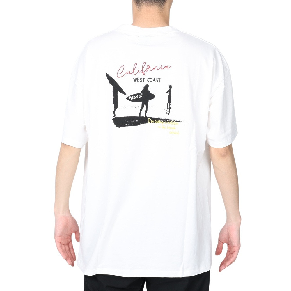 エアボーン（ARBN）（メンズ）半袖Tシャツ メンズ コットン 05 AB2023SSM-APP005WHT