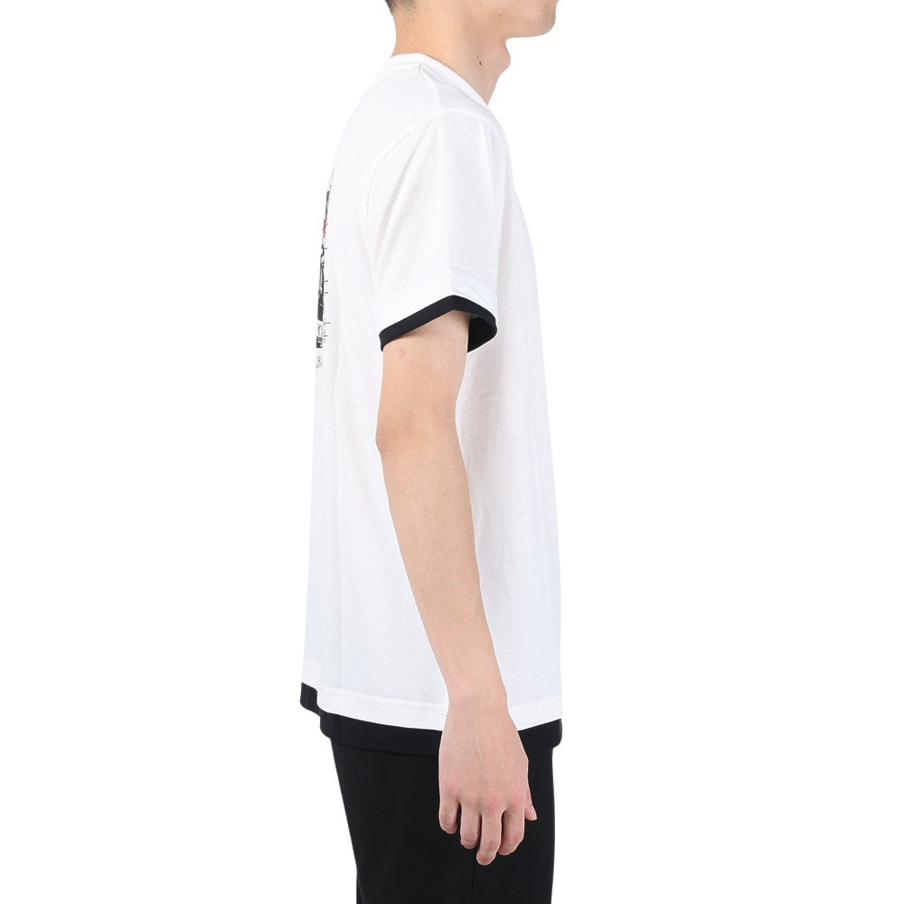 スライド（SLYDE）（メンズ）半袖Tシャツ メンズ LAYERD SL2023SSM-APP002WHT