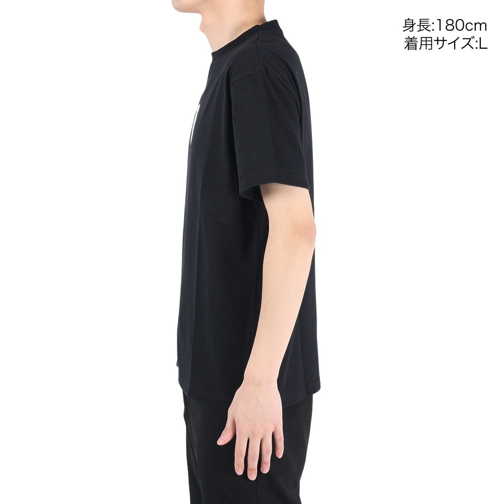スライド（SLYDE）（メンズ）半袖Tシャツ メンズ DECK SL2023SSM-APP004BLK