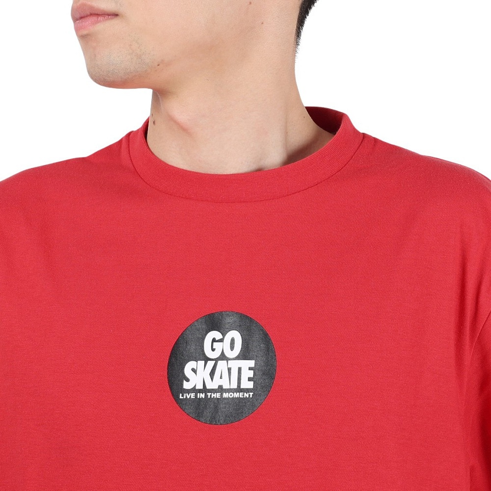 スライド（SLYDE）（メンズ）半袖Tシャツ メンズ DECK SL2023SSM-APP004RED