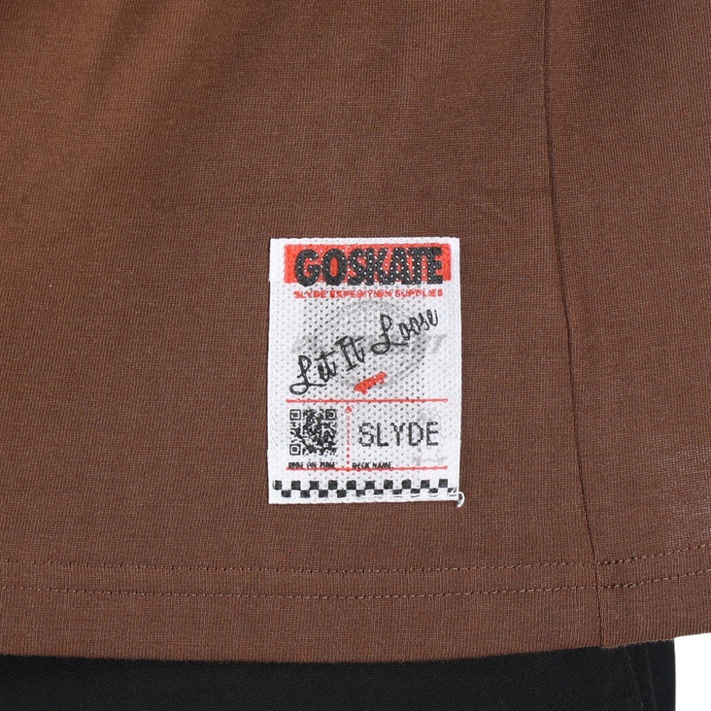 スライド（SLYDE）（メンズ）半袖Tシャツ メンズ DECK BOX SL2023SSM-APP006BRN