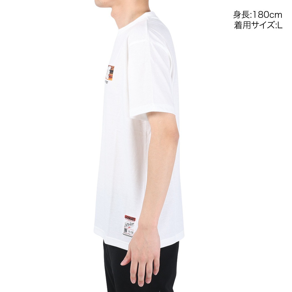 スライド（SLYDE）（メンズ）半袖Tシャツ メンズ DECK BOX SL2023SSM-APP006WHT