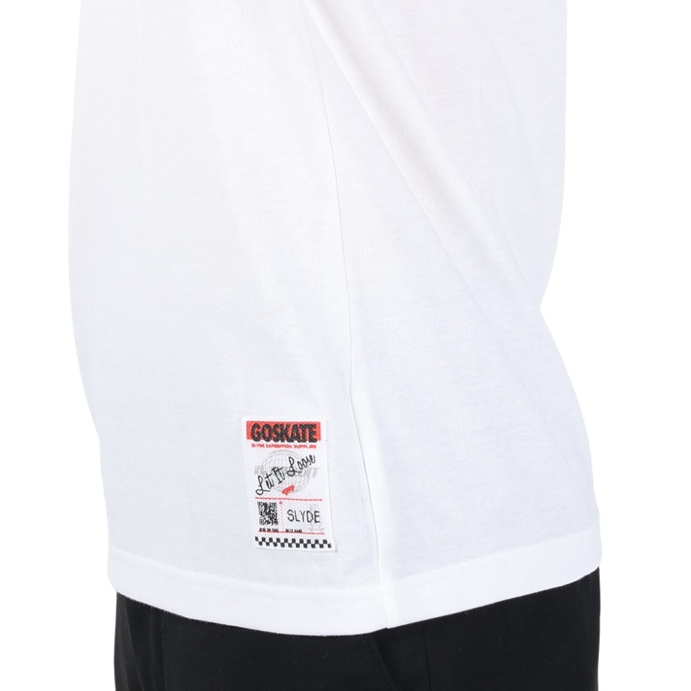 スライド（SLYDE）（メンズ）半袖Tシャツ メンズ DECK BOX SL2023SSM-APP006WHT
