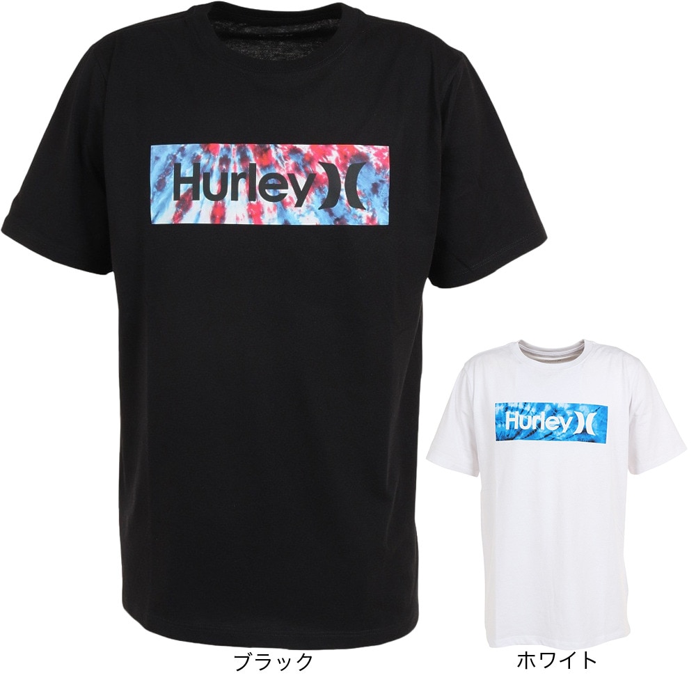 ハーレー（HURLEY）（メンズ）tシャツ 半袖 ブラック 黒 TIE-DYE BOX 半袖Tシャツ MSS2310002-BLK
