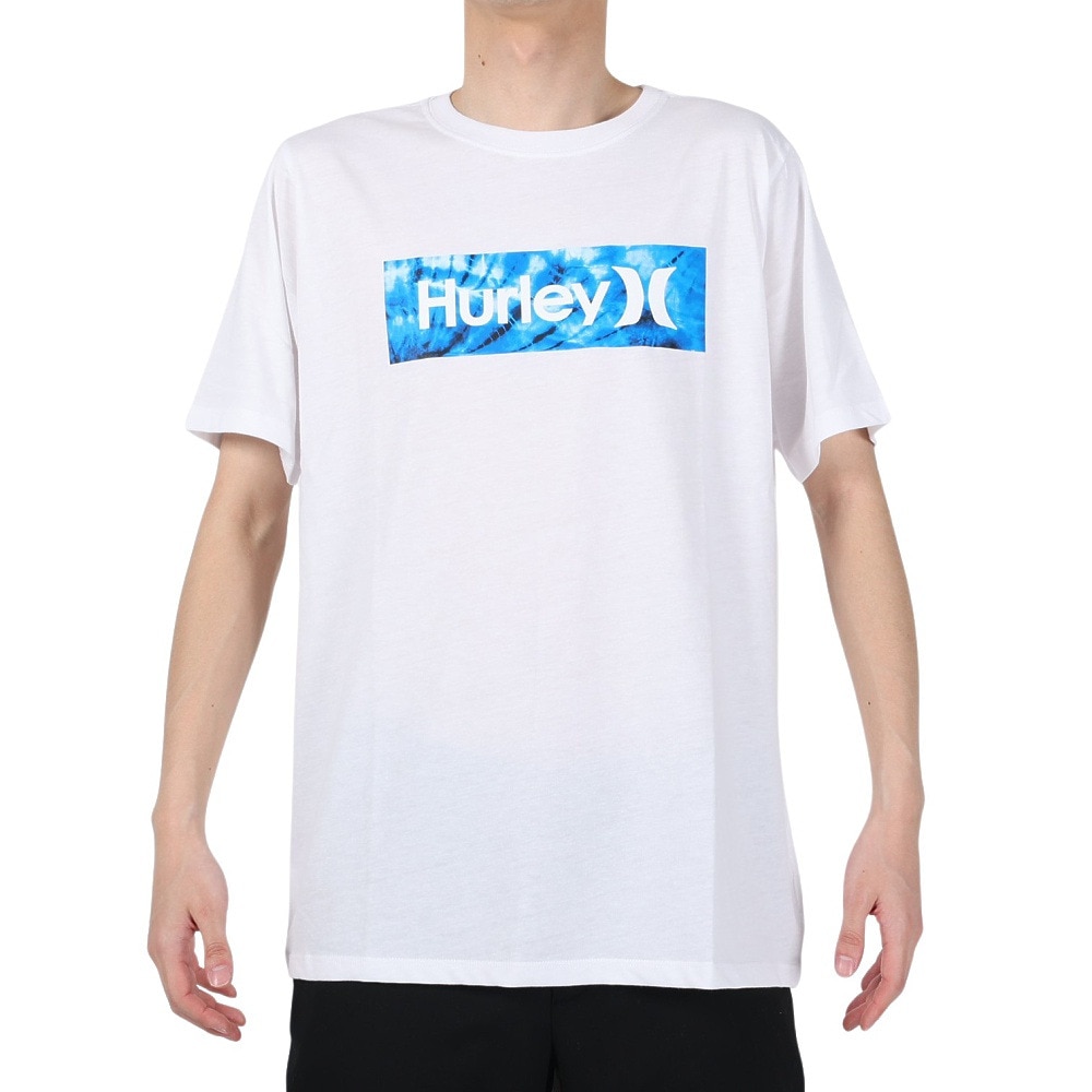 ハーレー（HURLEY）（メンズ）tシャツ 半袖 ホワイト 白 TIE-DYE BOX 半袖Tシャツ MSS2310002-WHT