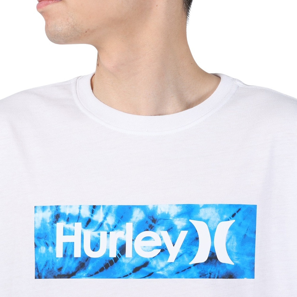 ハーレー（HURLEY）（メンズ）tシャツ 半袖 ホワイト 白 TIE-DYE BOX 半袖Tシャツ MSS2310002-WHT
