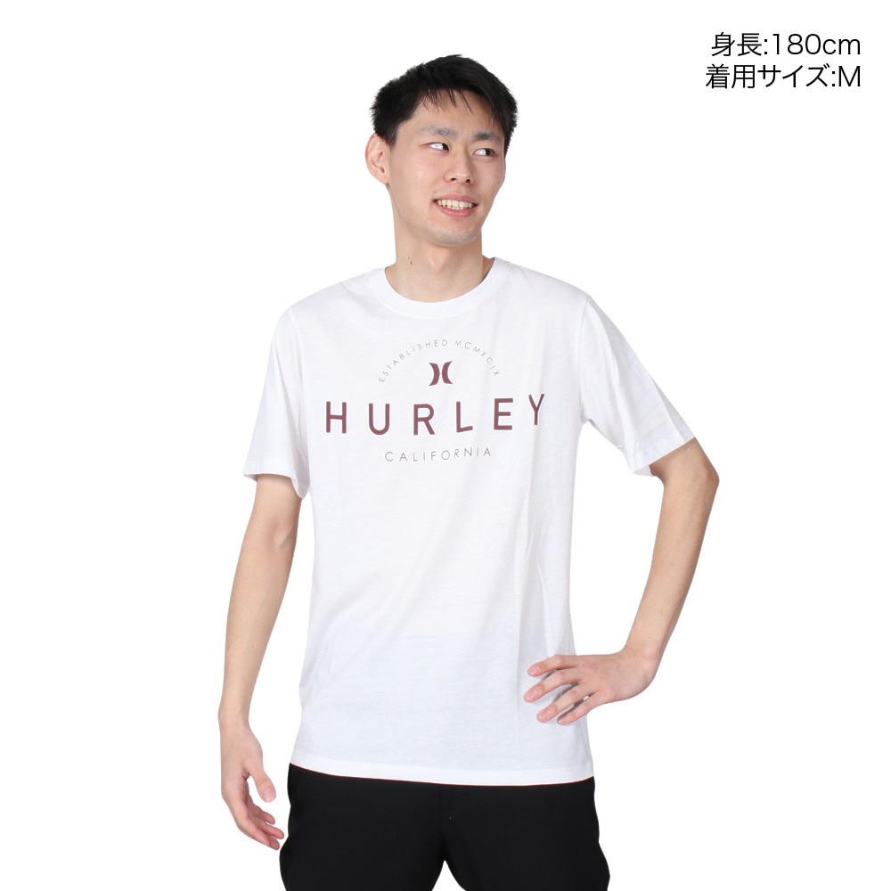 ハーレー（HURLEY）（メンズ）LOGO 半袖Tシャツ MSS2310010-WHT