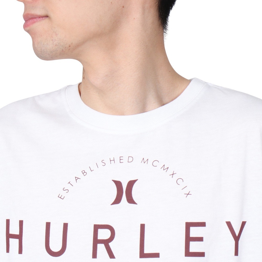 ハーレー（HURLEY）（メンズ）LOGO 半袖Tシャツ MSS2310010-WHT