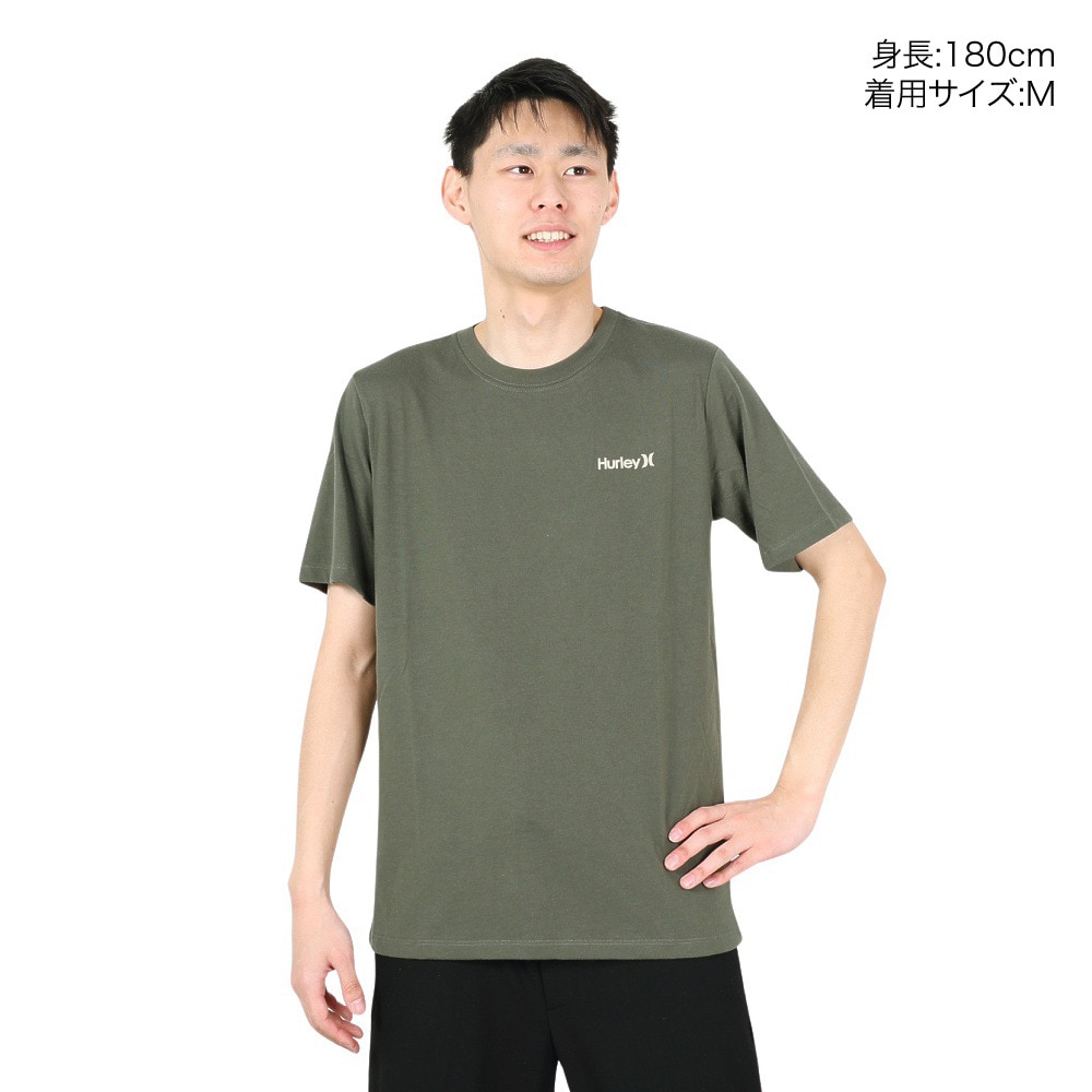 ハーレー（HURLEY）（メンズ）TRADEMARK 半袖Tシャツ MSS2310011-OLV