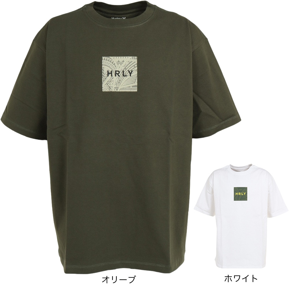 ハーレー（HURLEY）（メンズ）OS TRIBAL BOX 半袖Tシャツ MSS2310020-WHT