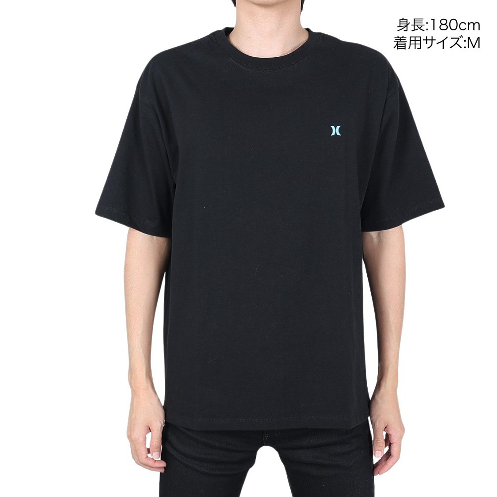 ハーレー（HURLEY）（メンズ）OS BACK TD LOGO 半袖Tシャツ MSS2310021-BLK