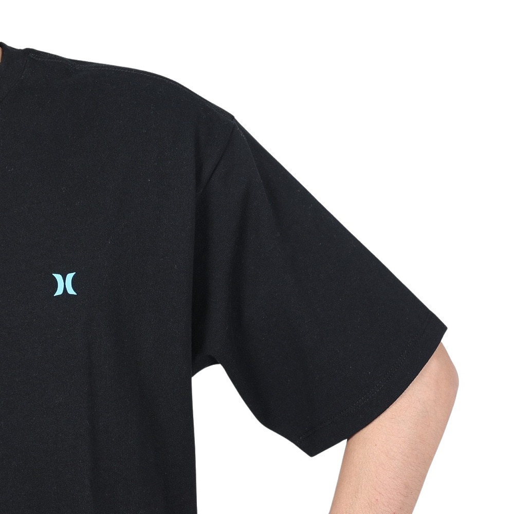 ハーレー（HURLEY）（メンズ）OS BACK TD LOGO 半袖Tシャツ MSS2310021-BLK