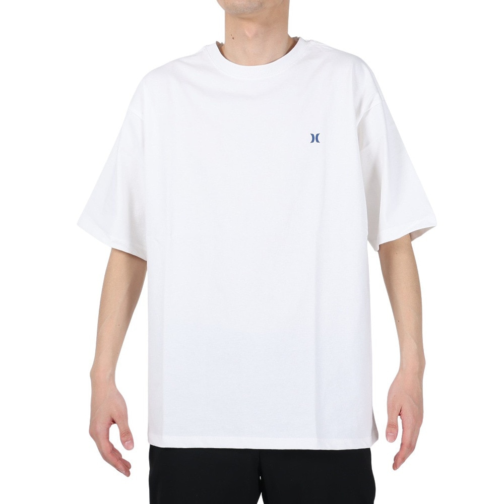 ハーレー（HURLEY）（メンズ）OS BACK TD LOGO 半袖Tシャツ MSS2310021-WHT