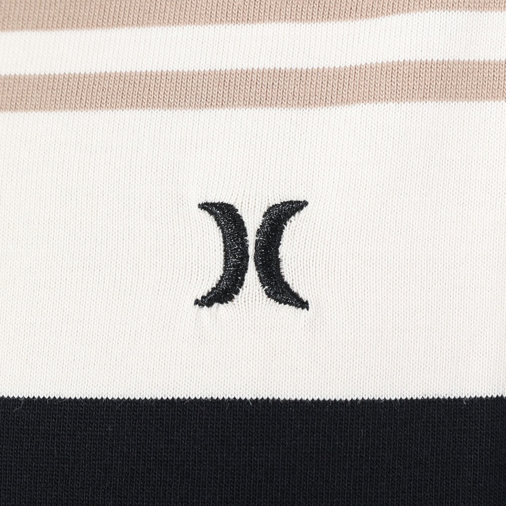 ハーレー（HURLEY）（メンズ）OVRSZ BORDER 半袖Tシャツ MSS2310023-BLK