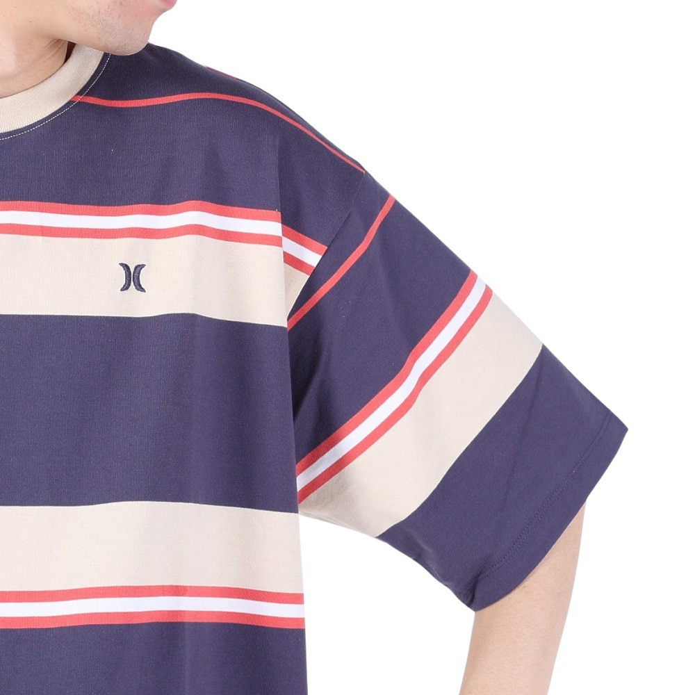 ハーレー（HURLEY）（メンズ）OVRSZ BORDER 半袖Tシャツ MSS2310023-CGY