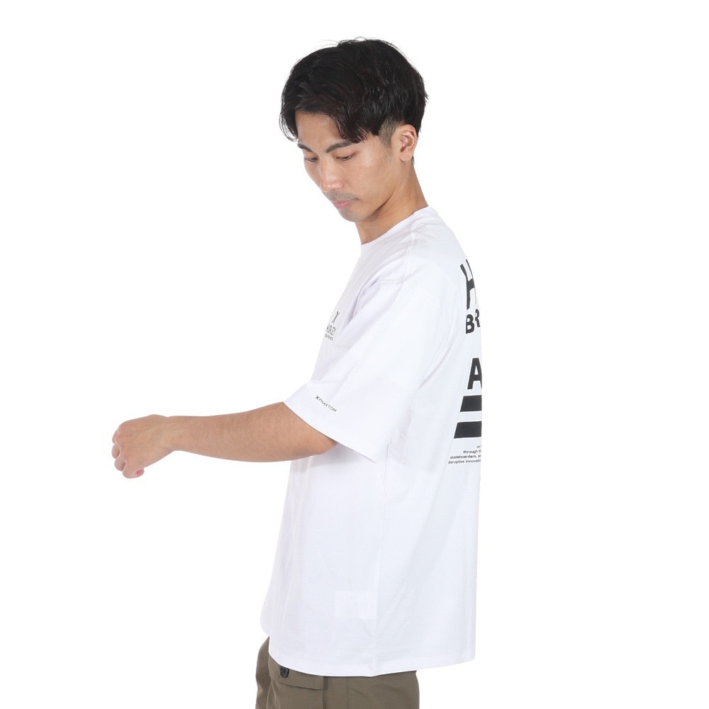 ハーレー（HURLEY）（メンズ）半袖Tシャツ メンズ PHNTM オーバーサイズ BFW MSS2310028-WHT