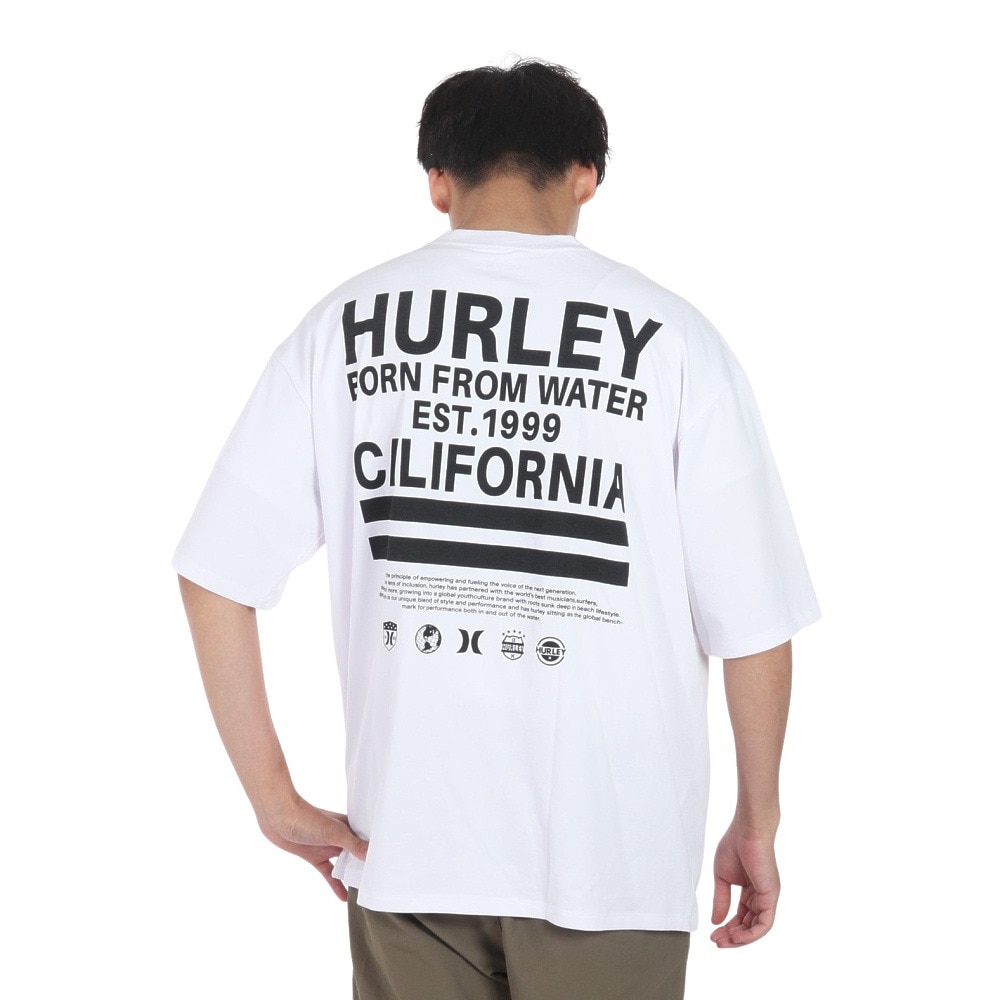 ハーレー（HURLEY）（メンズ）半袖Tシャツ メンズ PHNTM オーバーサイズ BFW MSS2310028-WHT