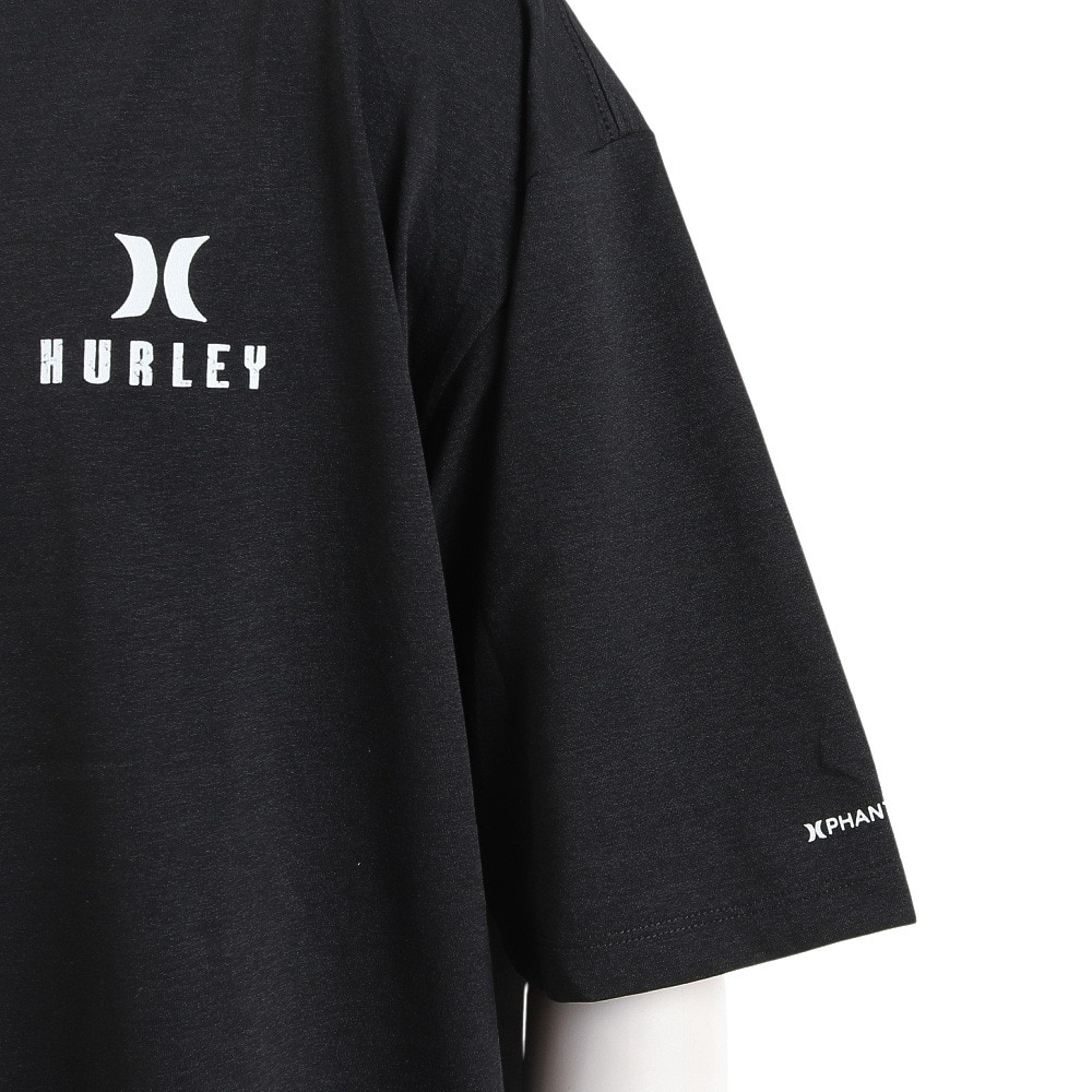 ハーレー（HURLEY）（メンズ）半袖Tシャツ メンズ プリントオーバーサイズ バックロゴ MSS2310029-BLK