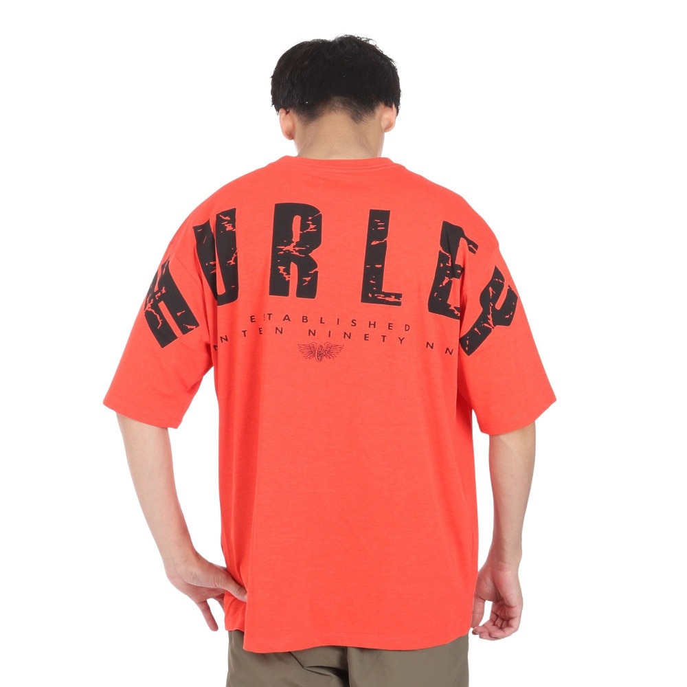 ハーレー（HURLEY）（メンズ）半袖Tシャツ メンズ プリントオーバーサイズ バックロゴ MSS2310029-VML