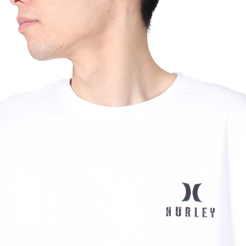 ハーレー（HURLEY）（メンズ）半袖Tシャツ メンズ プリントオーバーサイズ バックロゴ MSS2310029-WHT