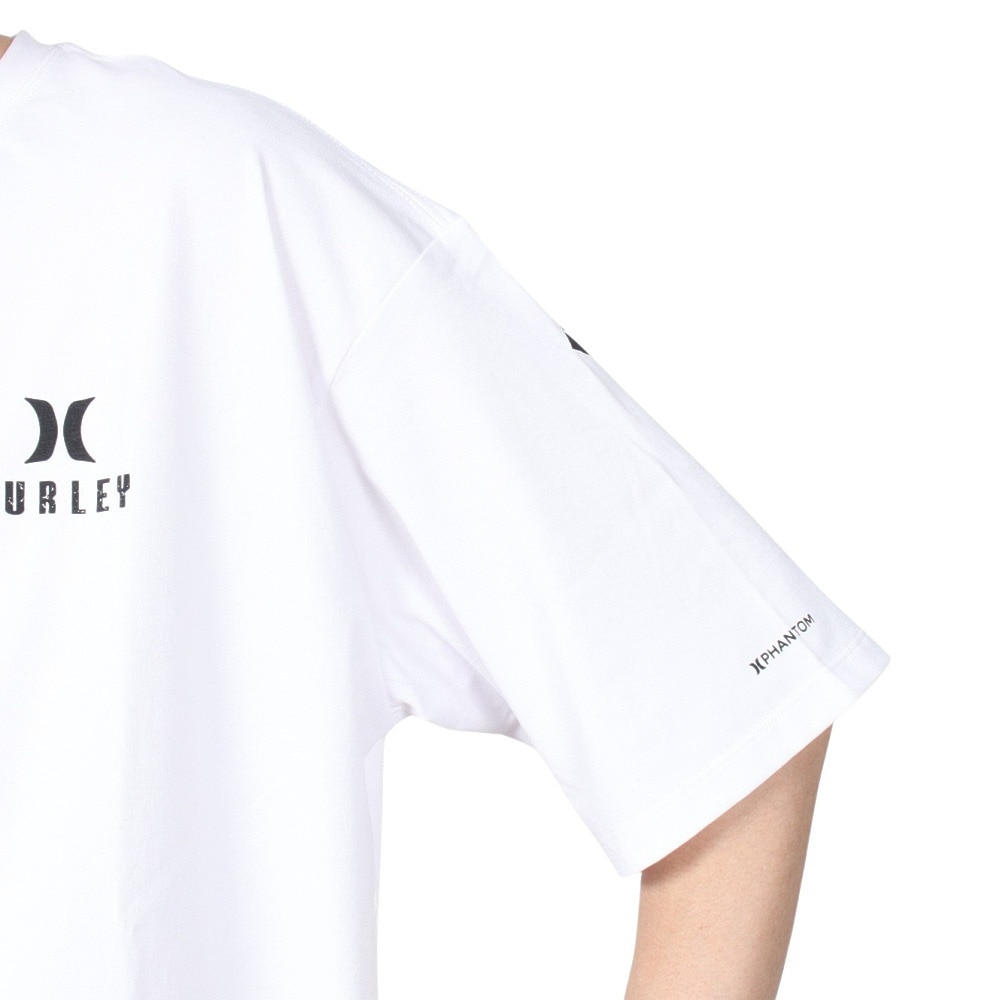 ハーレー（HURLEY）（メンズ）半袖Tシャツ メンズ プリントオーバーサイズ バックロゴ MSS2310029-WHT