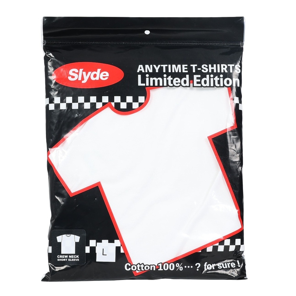 スライド（SLYDE）（メンズ）半袖Tシャツ メンズ クルーネック SL2023SSM-APP010WHT