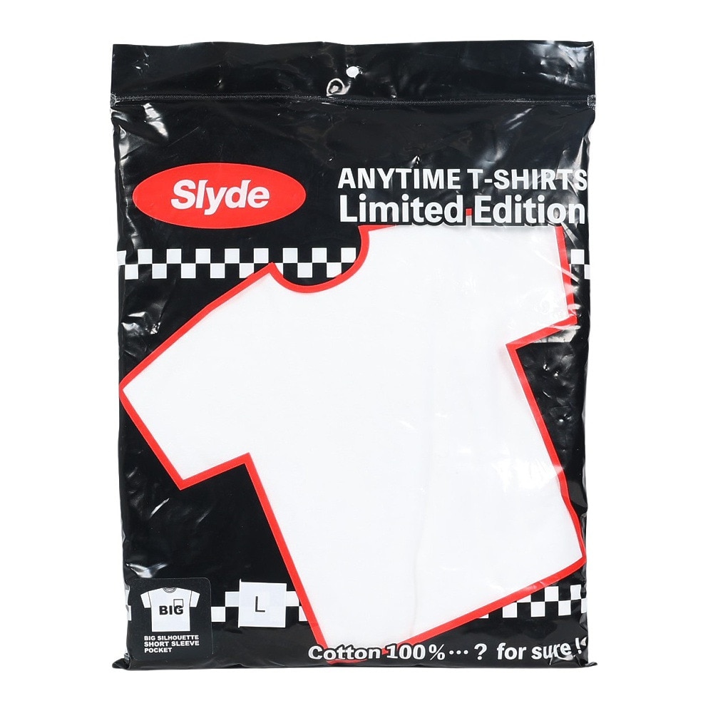 スライド（SLYDE）（メンズ）半袖Tシャツ メンズ ビッグシルエット SL2023SSM-APP011WHT