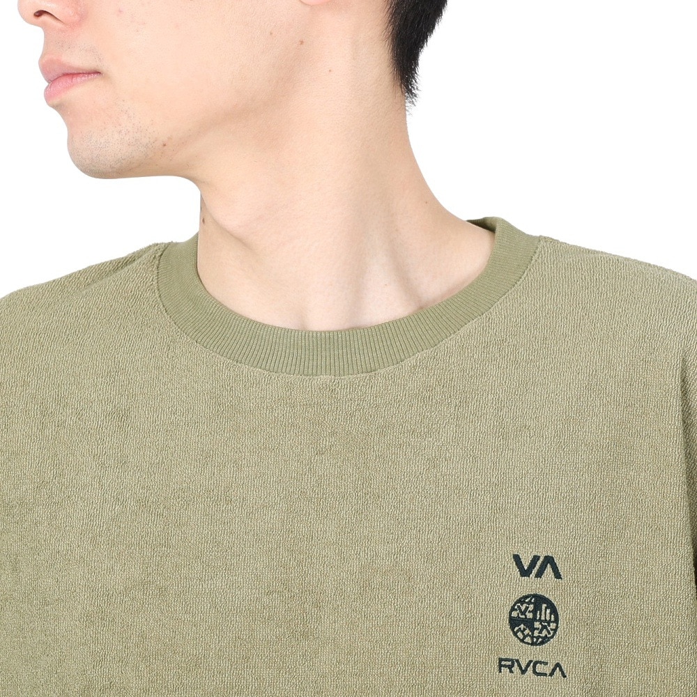 ルーカ（RVCA）（メンズ）半袖Tシャツ メンズ ALLTIME TERRY CLOTH  BD041260 ALO