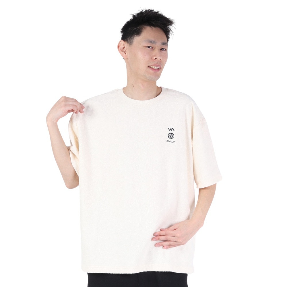 ルーカ（RVCA）（メンズ）半袖Tシャツ メンズ ALLTIME TERRY CLOTH  BD041260 ANW