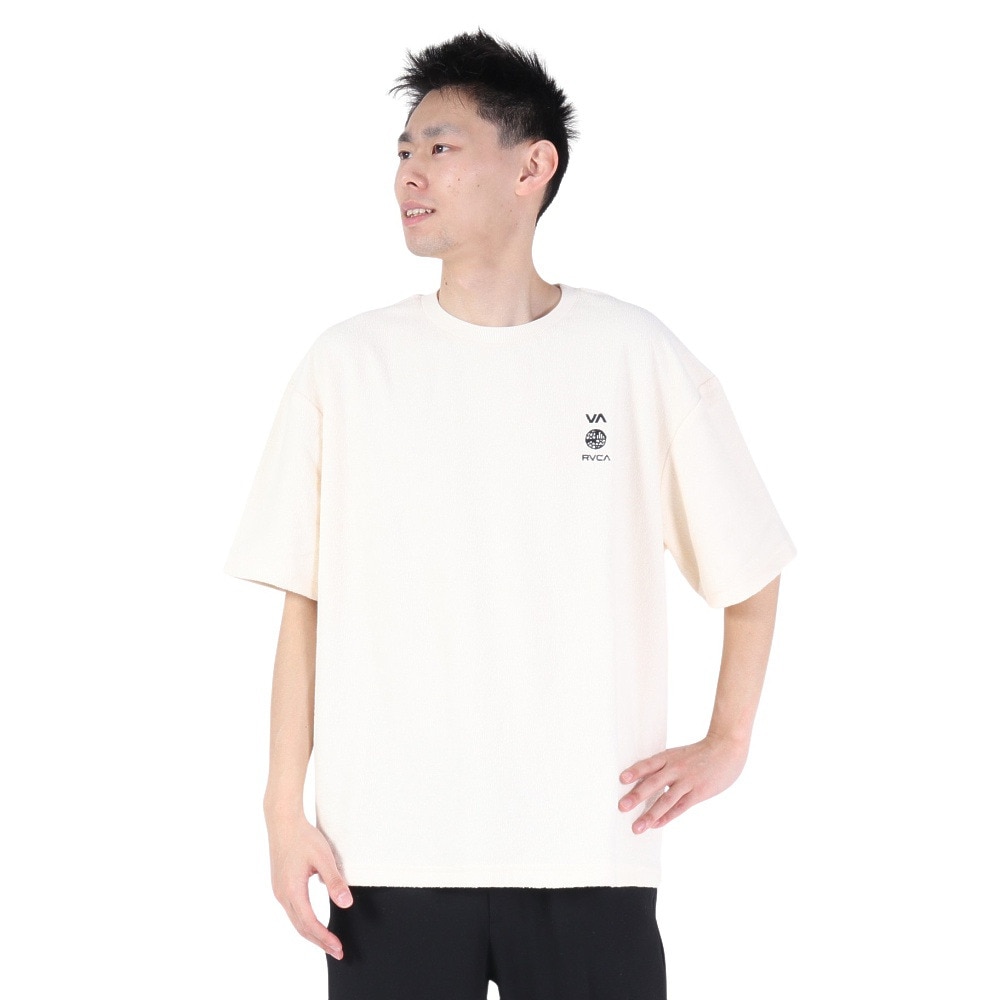 ルーカ（RVCA）（メンズ）半袖Tシャツ メンズ ALLTIME TERRY CLOTH  BD041260 ANW