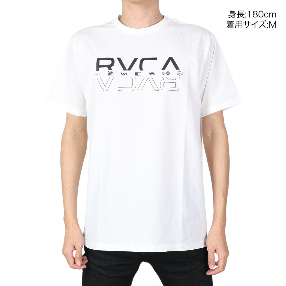 ルーカ（RVCA）（メンズ）半袖Tシャツ メンズ ダブル スピリット BD041263 WHT