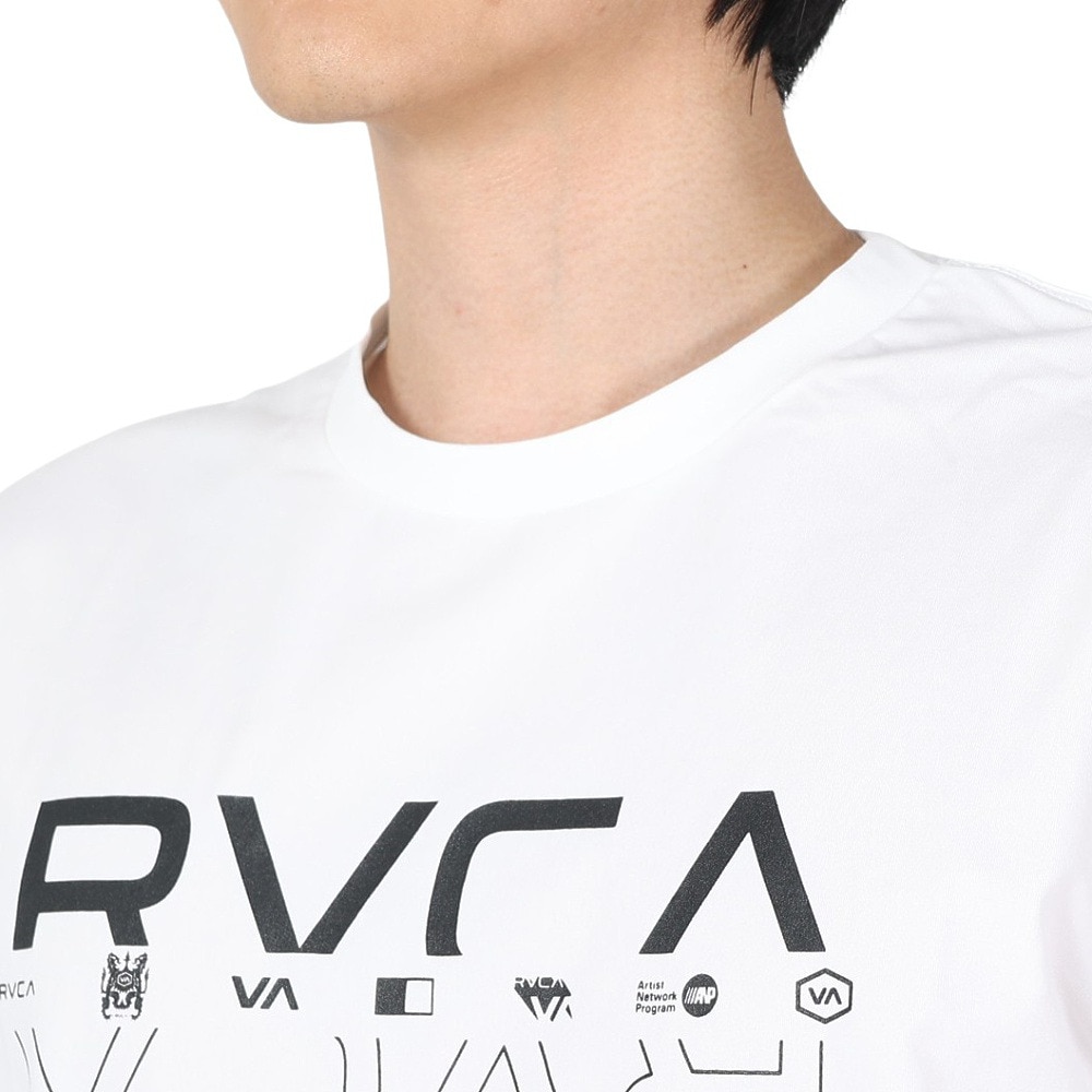 ルーカ（RVCA）（メンズ）半袖Tシャツ メンズ ダブル スピリット BD041263 WHT