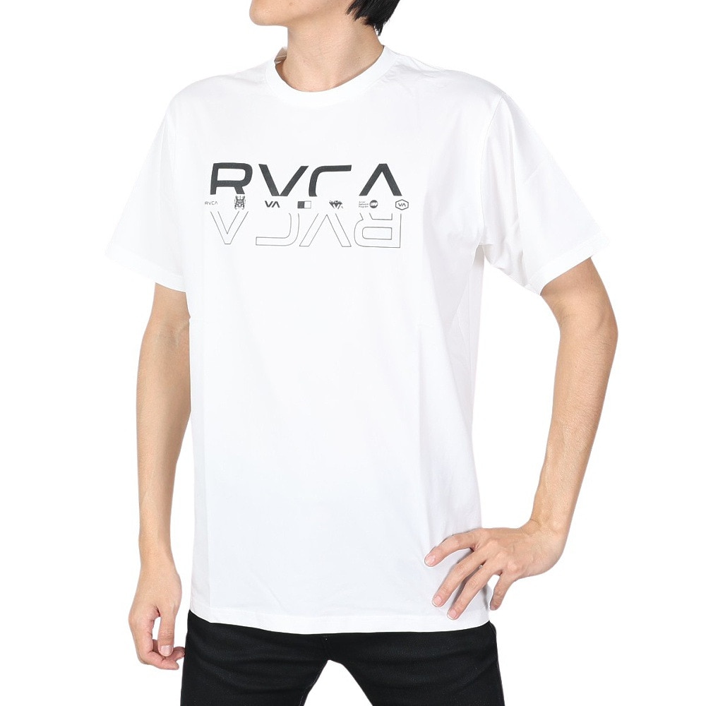 ルーカ（RVCA）（メンズ）半袖Tシャツ メンズ ダブル スピリット BD041263 WHT