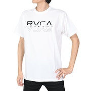 ルーカ（RVCA）（メンズ）ダブル スピリット 半袖 ラッシュガード BD041263 WHT